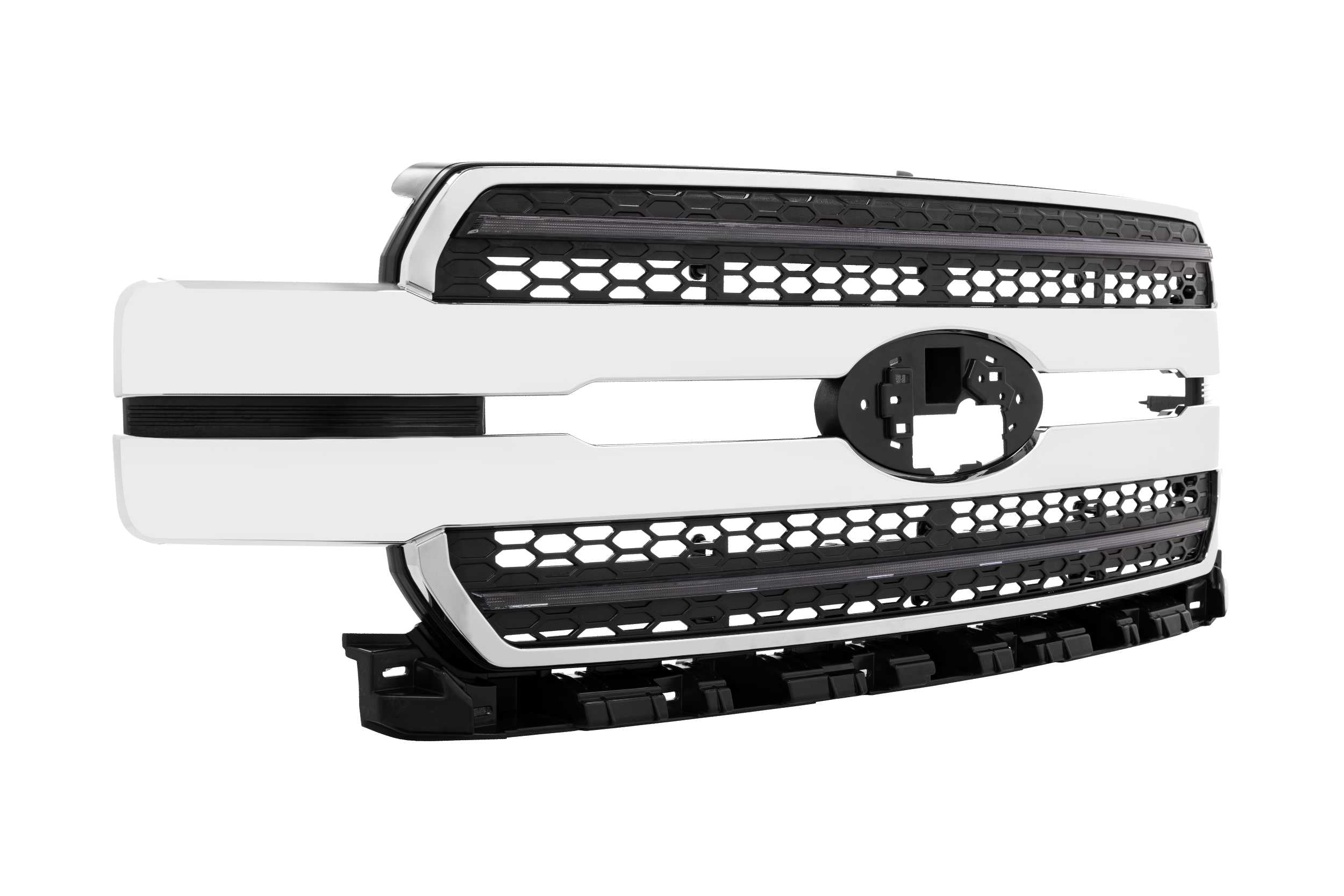 XBG LED Grille: Ford F150 (18-20) (Chrome Finish / Amber DRL)