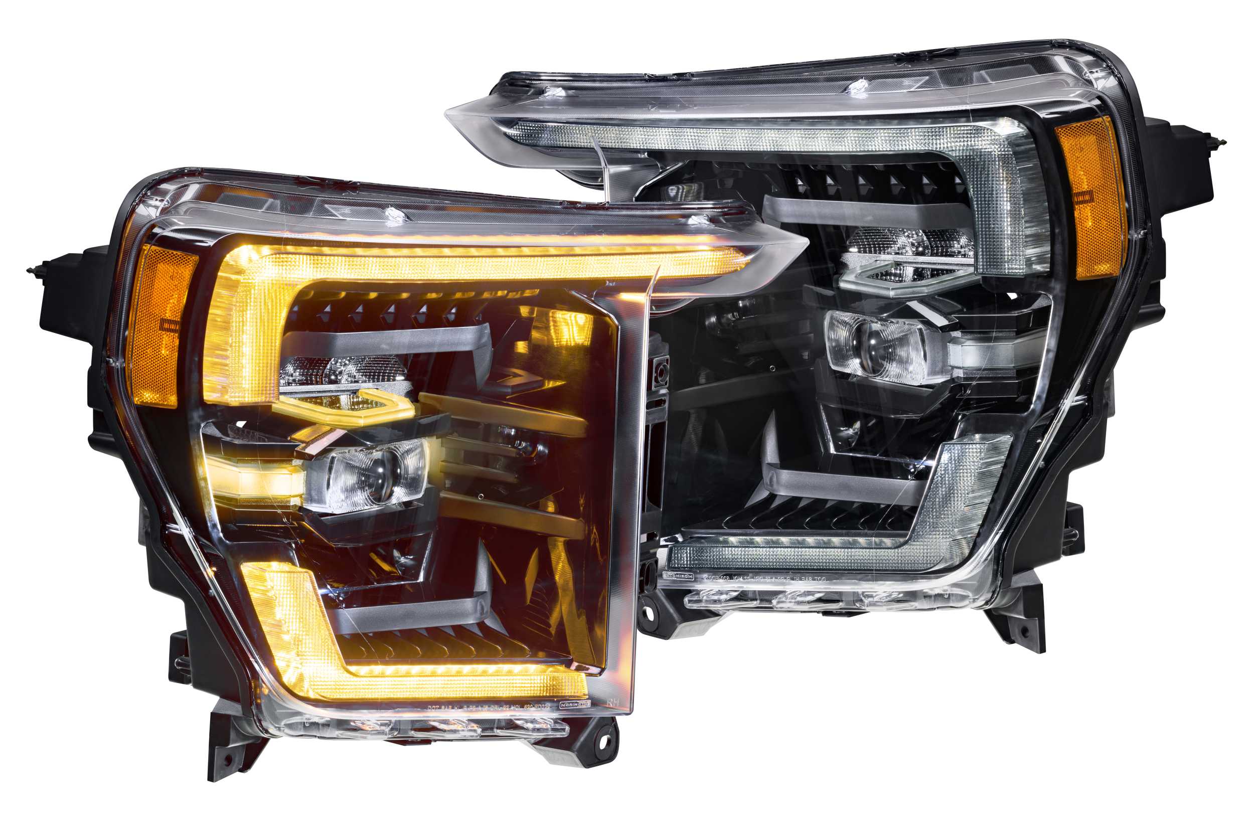 XB Headlights: Ford F150 (2021+) (Amber DRL)