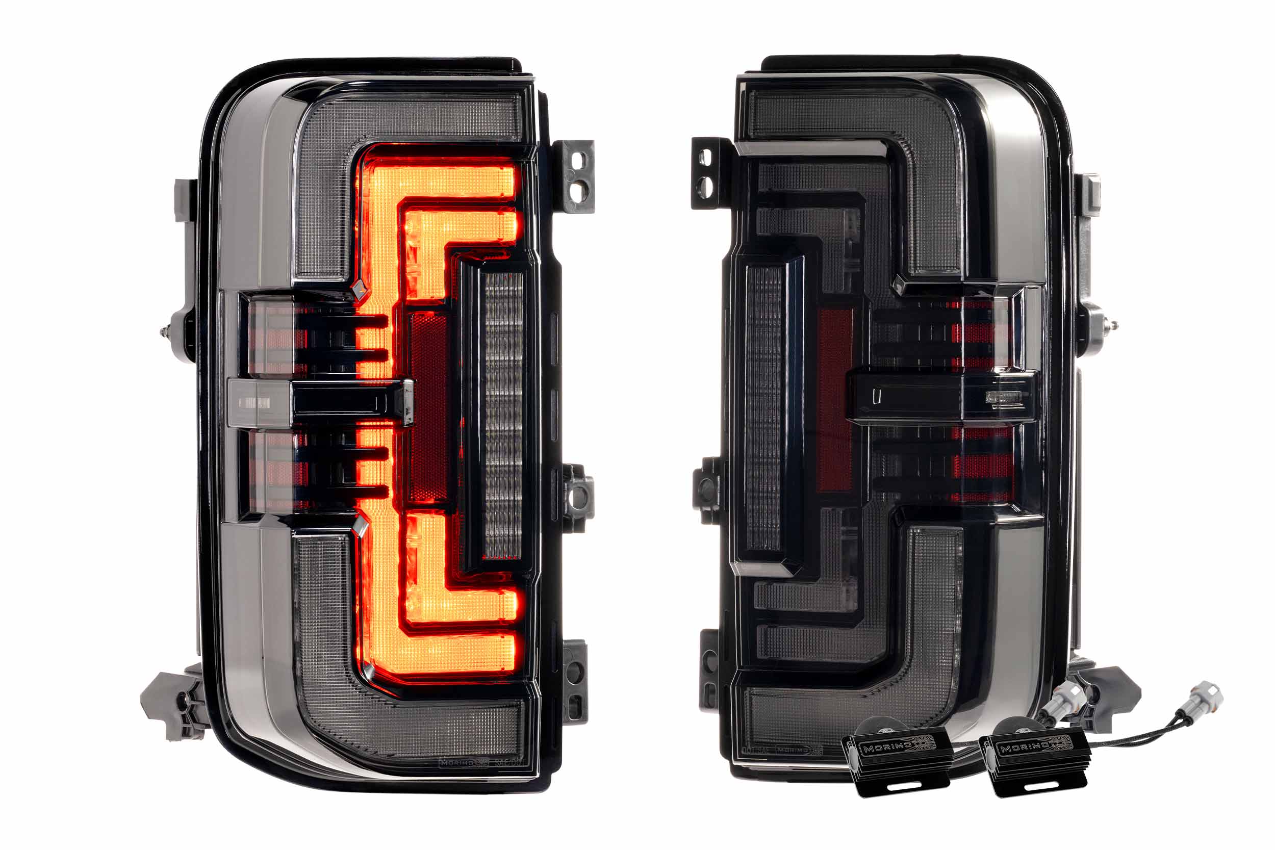 XB LED Tail Lights: Ford Bronco (2021+) (Smoked / Set)