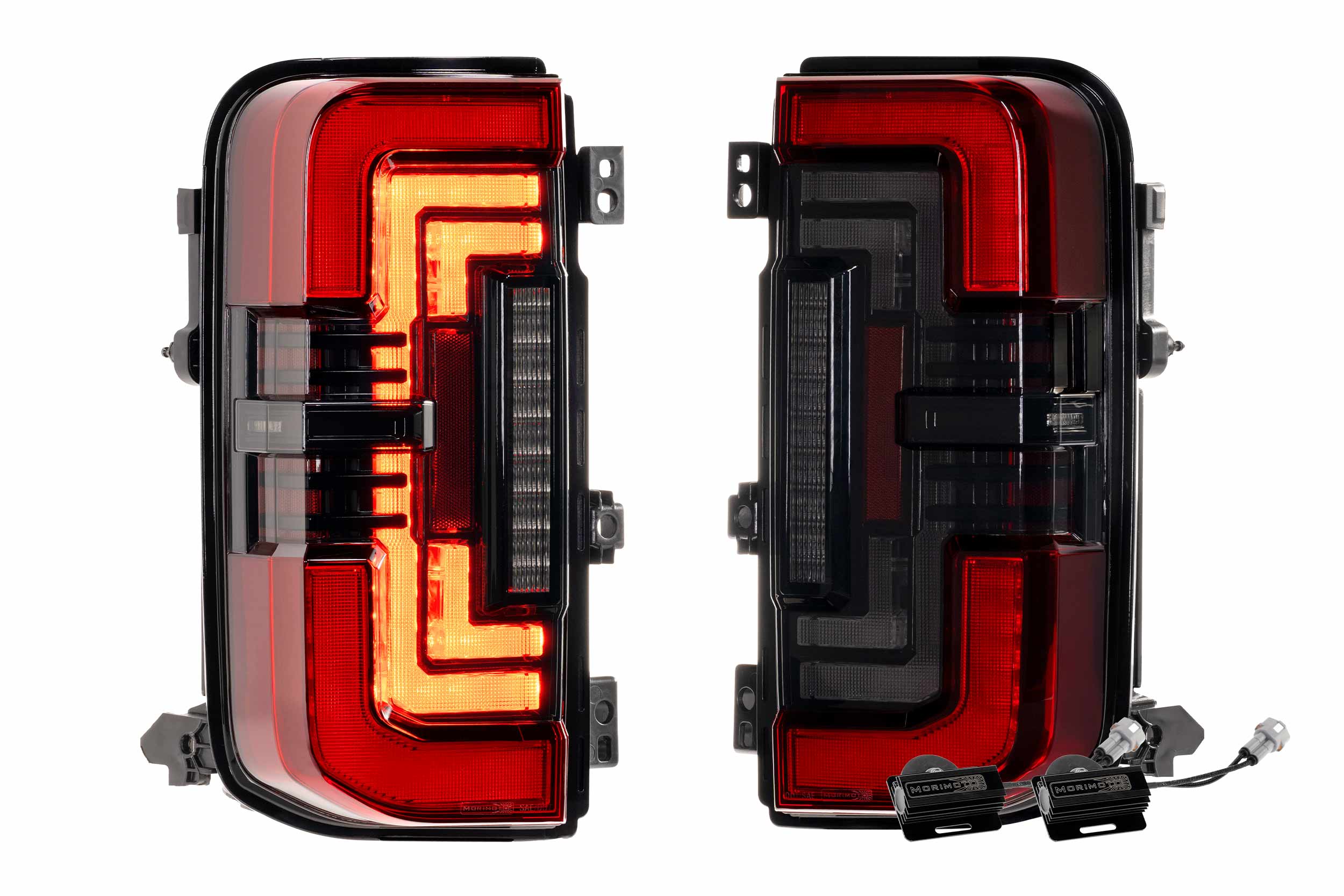 XB LED Tail Lights: Ford Bronco (2021+) (Red / Set)