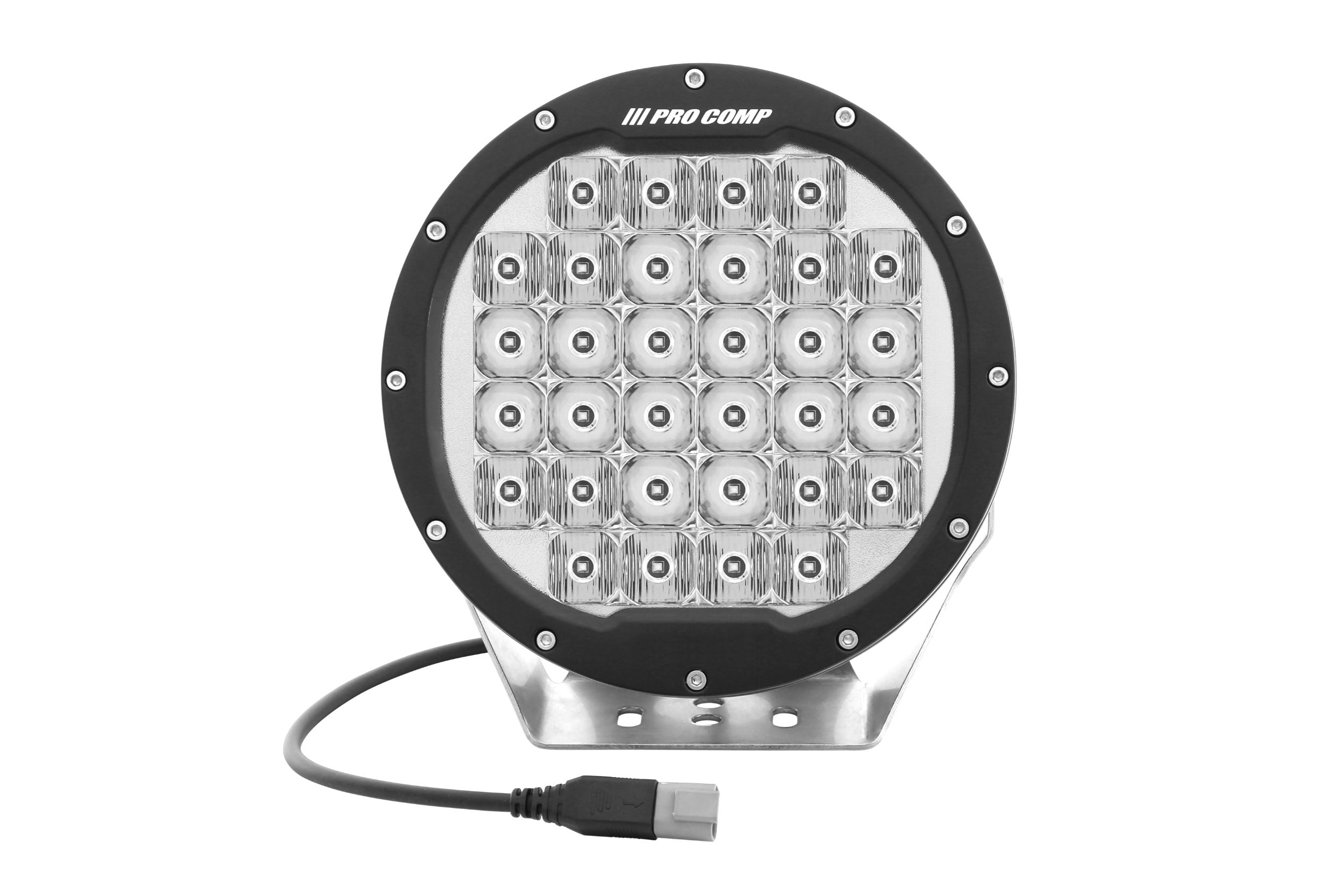 Pro Comp Motorsports Series LED Pod: 7"/ White / Combo Beam