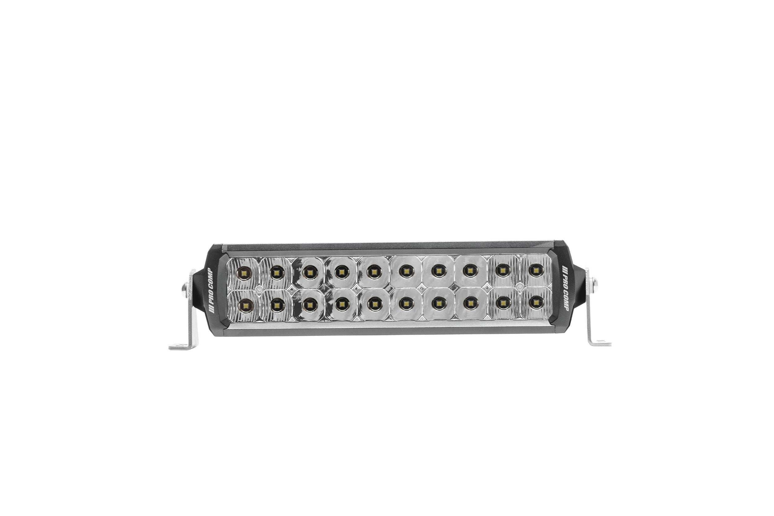 Pro Comp Motorsports Series Double Row Light Bar: 10" / White / Combo Beam