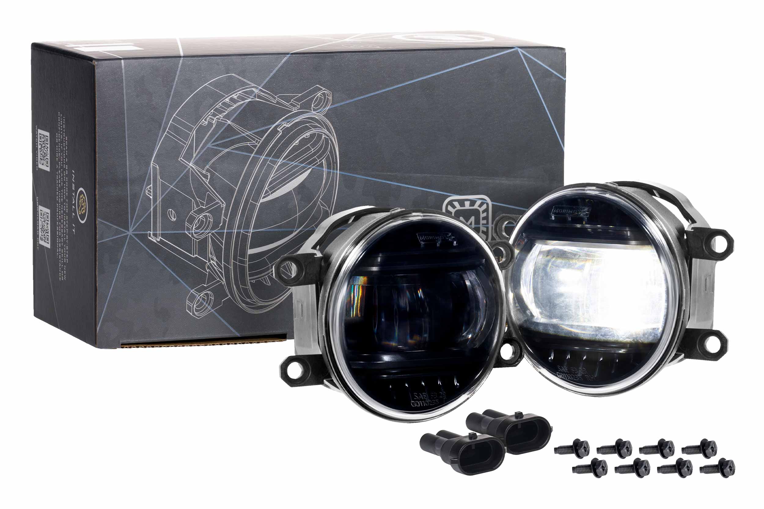 XB Evo Fog Lights: Type T (Set / White)