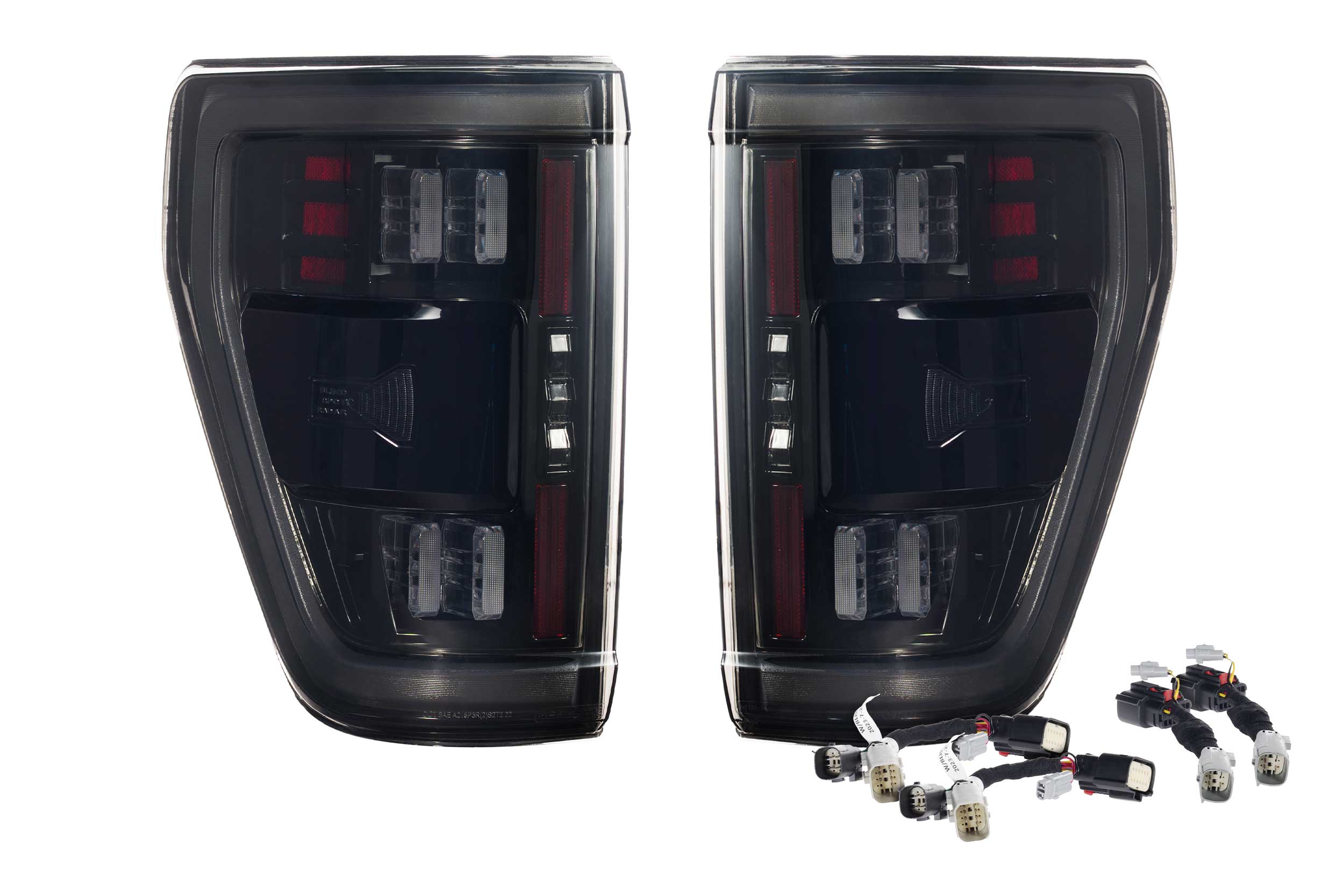 XB LED Tail Lights: Ford F150 (2021+) (Pair / BLIS / Smoked)