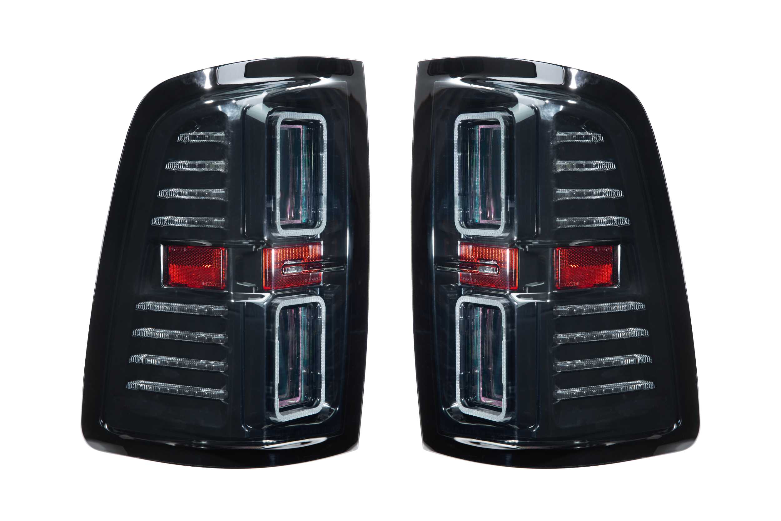 XB LED Tail Lights: Dodge Ram (09-18) (Pair / Smoked)