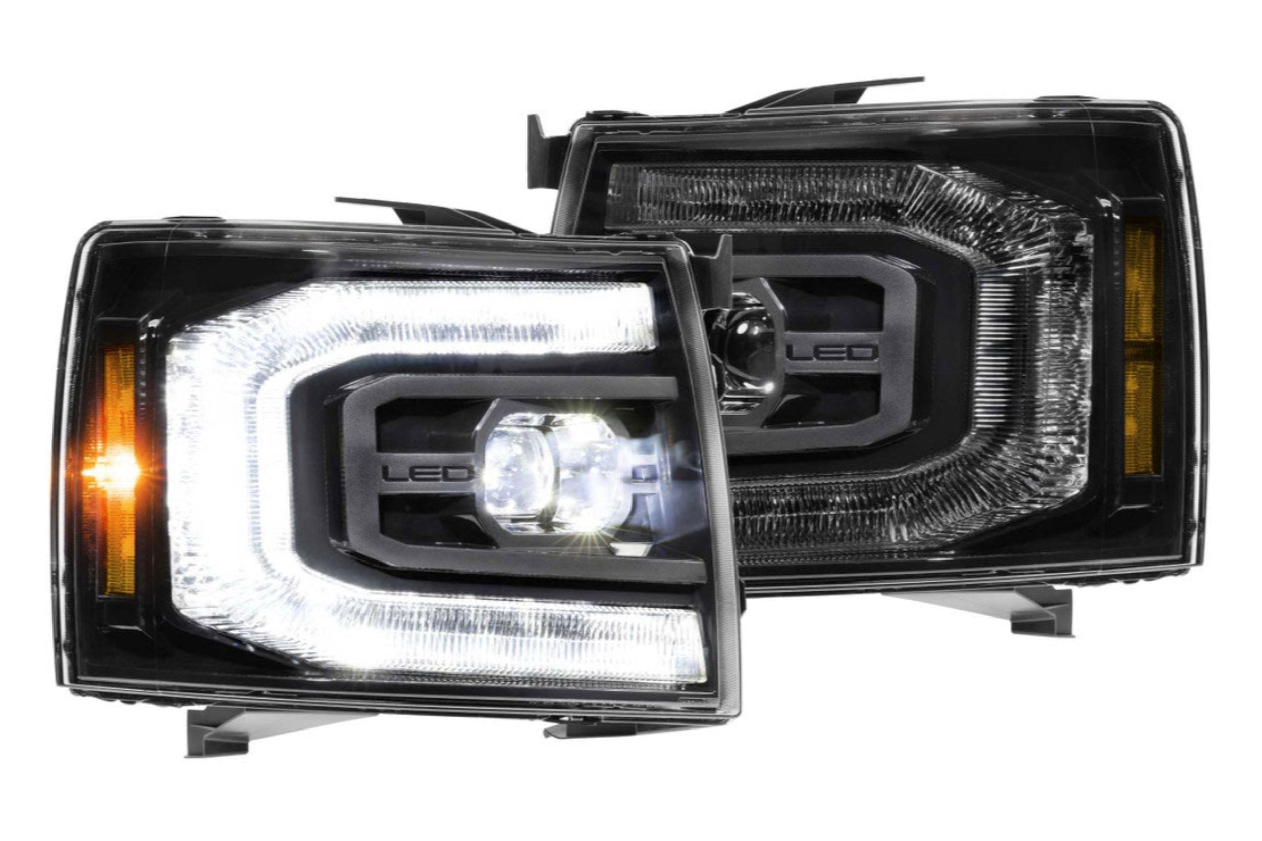 XB LED Headlights: Chevy Silverado (07-13) (Pair / ASM / Gen II)