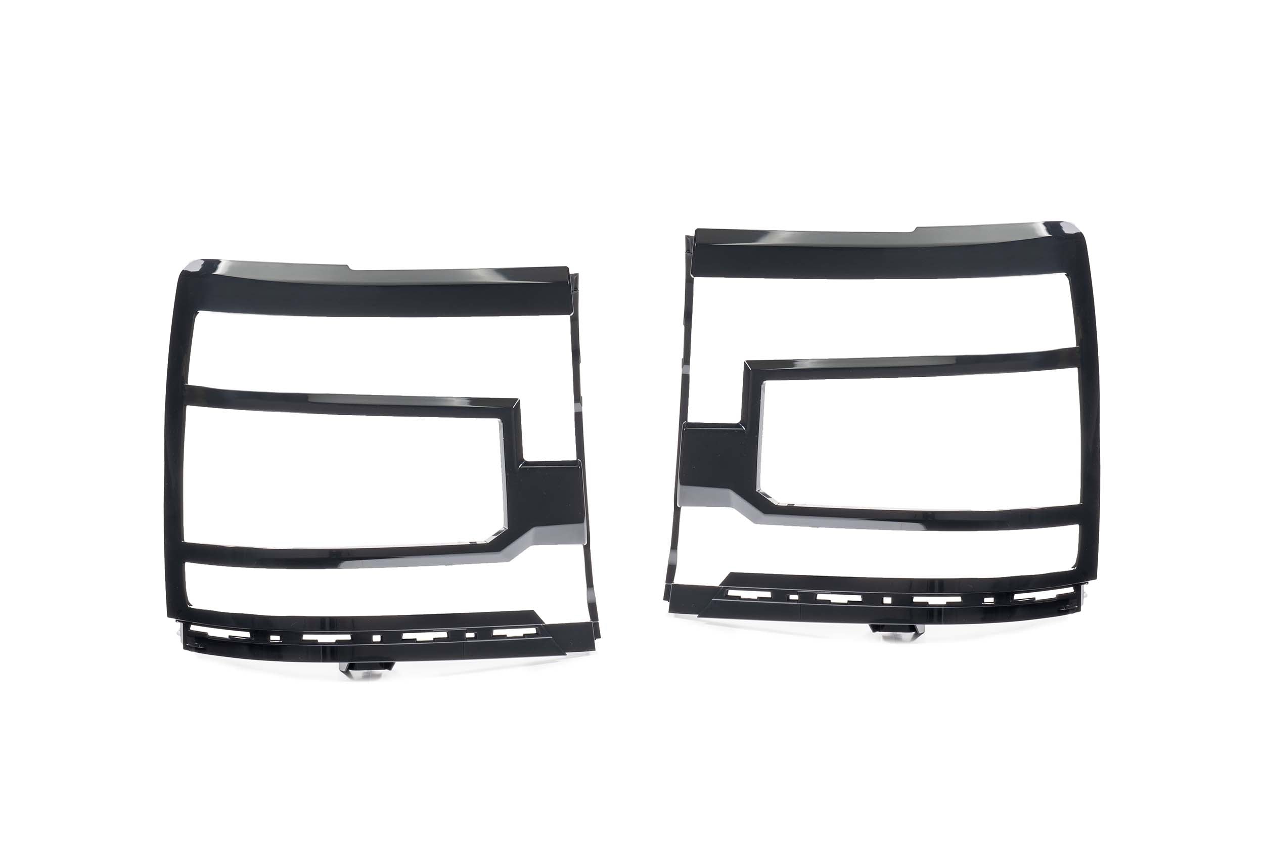 XB Headlight Trim Bezels: LF542  (Pair / Unfinished)