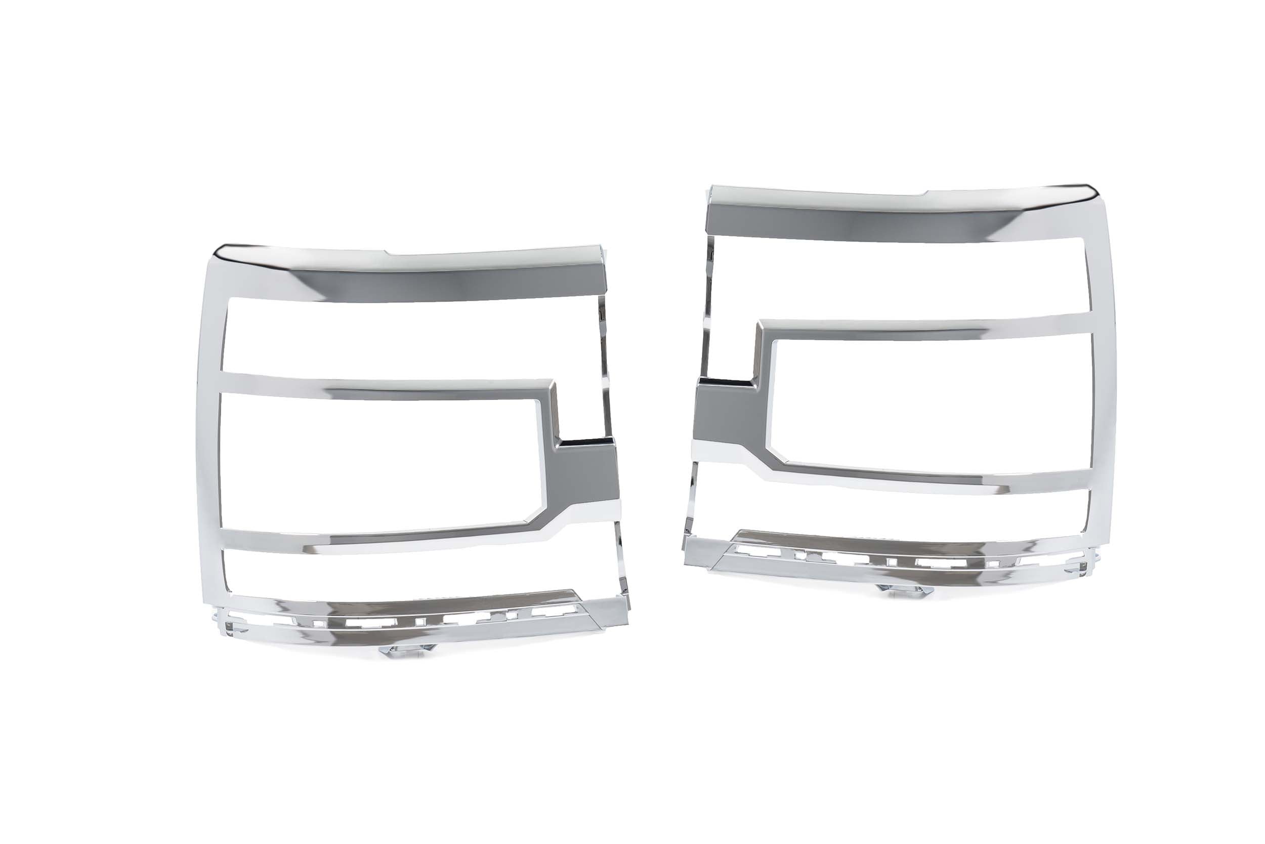 XB Headlight Trim Bezels: LF542  (Pair / Chrome)