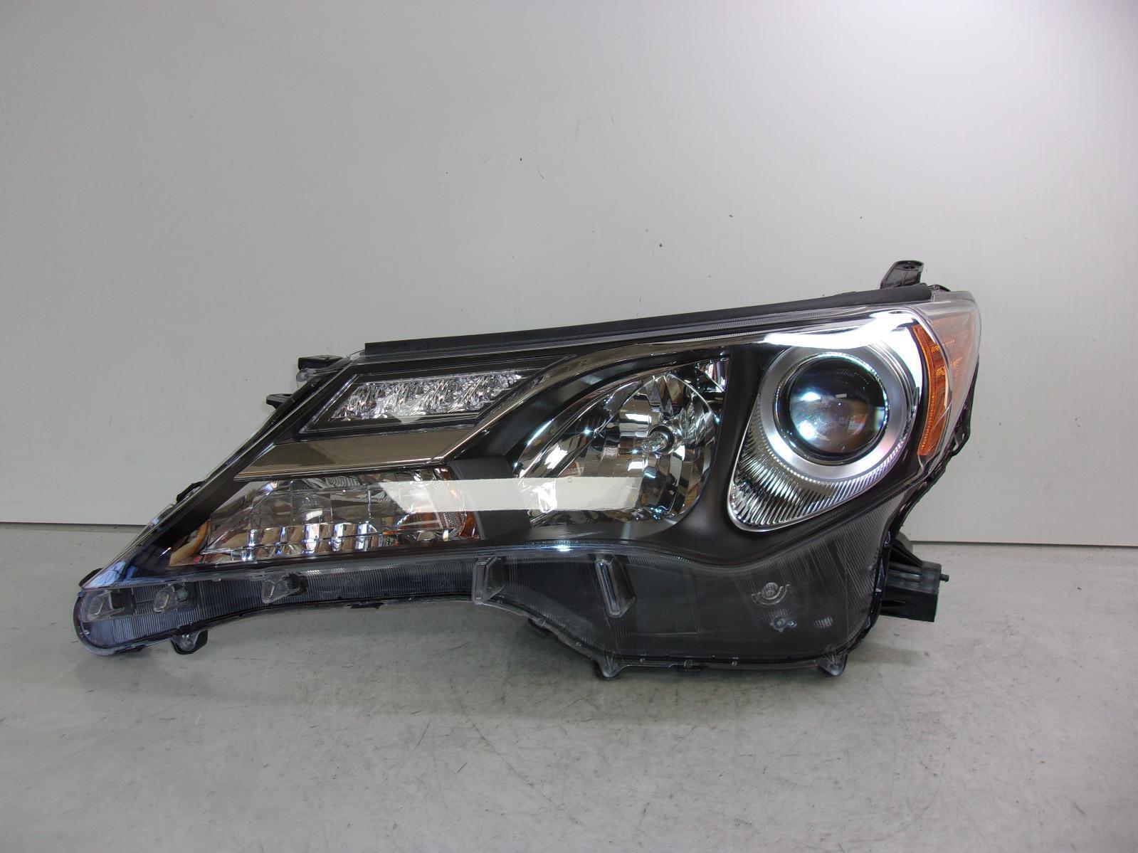 Fits 2013 2014 2015 Toyota Rav4 Driver Lh Halogen Headlight - CAPA