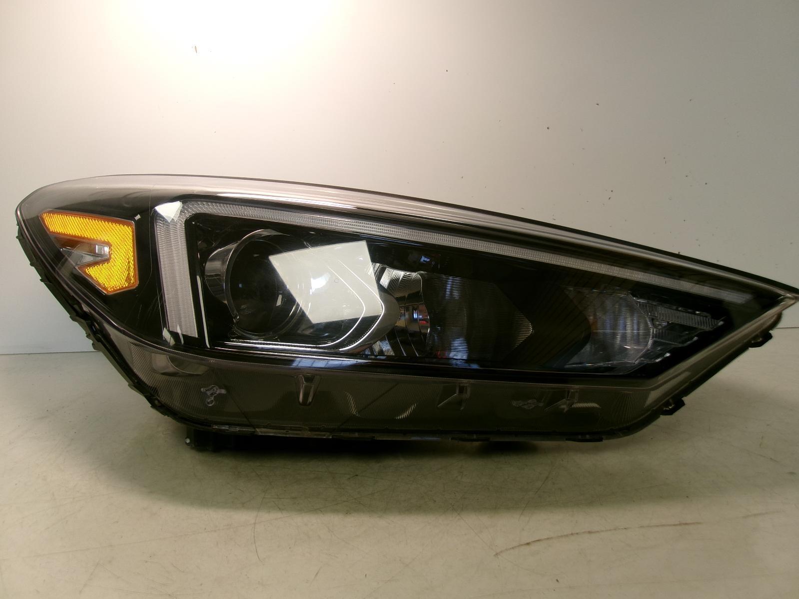 2019 2020 2021 Hyundai Tucson Passenger Rh Halogen Headlight W/ LED Drl OEM - 0