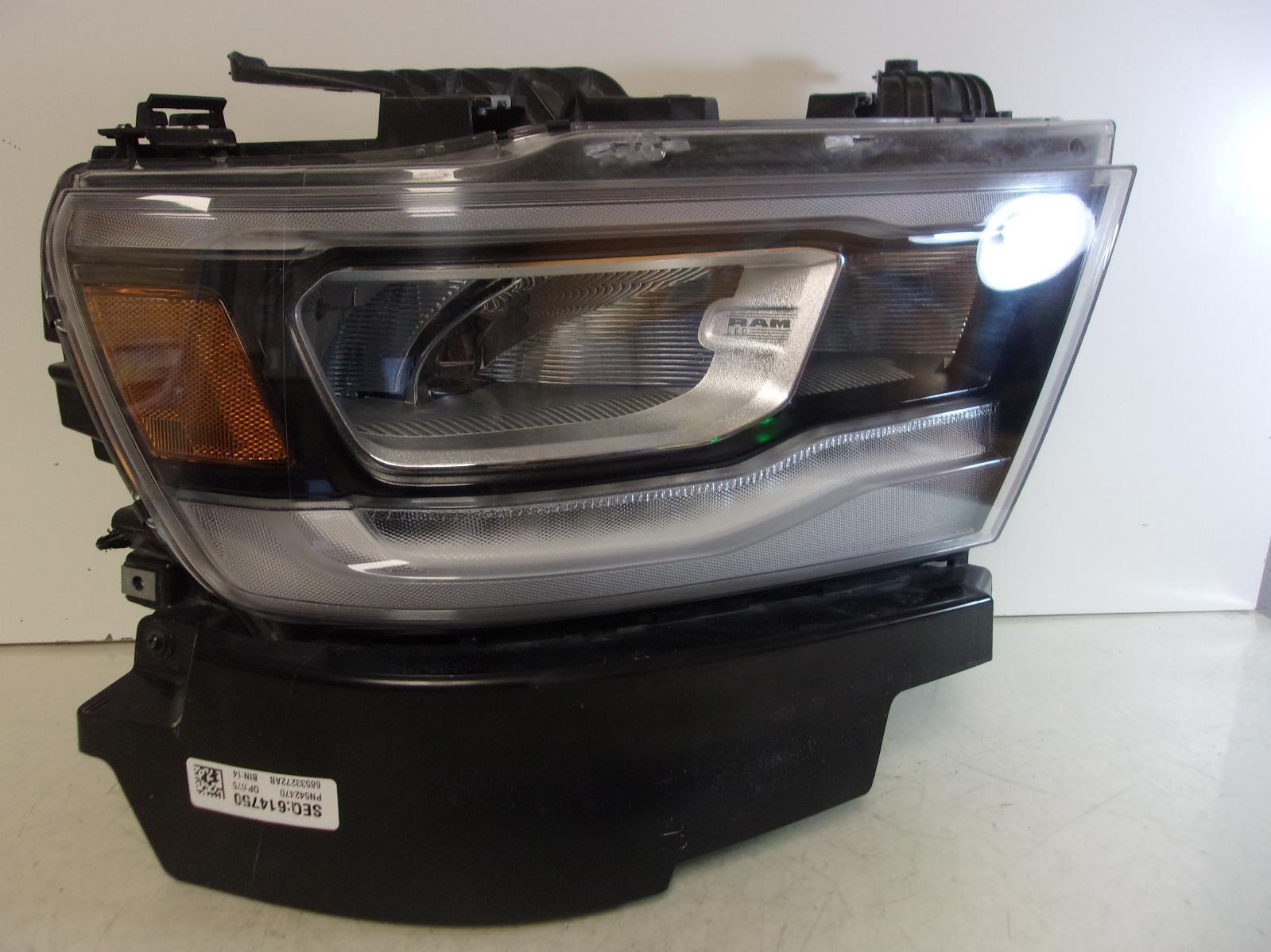 2019 - 2023 Dodge Ram 1500 Passenger RH LED Reflector Headlight OEM - 0