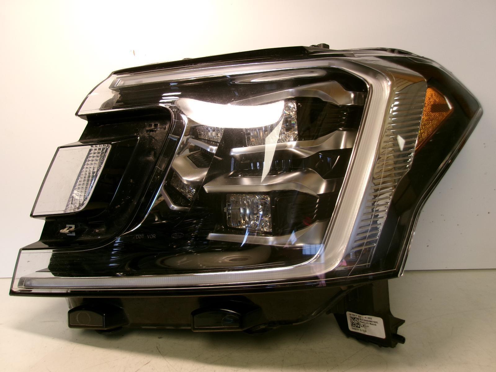 2019 2020 2021 Ford Expedition Driver Lh LED Headlight W/ Chrome Trim OEM