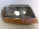 1999 2000 2001 Jeep Grand Cherokee Passenger RH Halogen Black Trim Headlight OEM-6