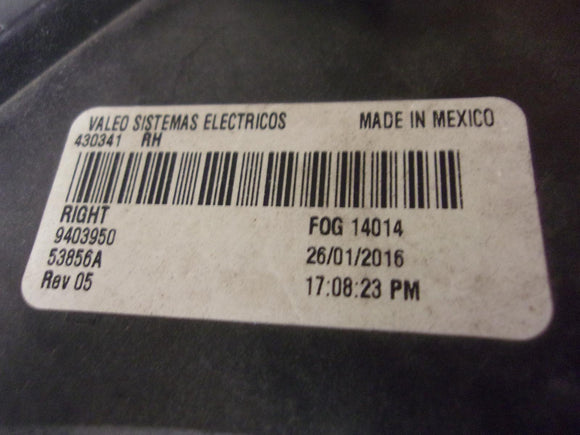 2015 - 2023 Chrysler 300 Passenger RH LED Fog Light OEM