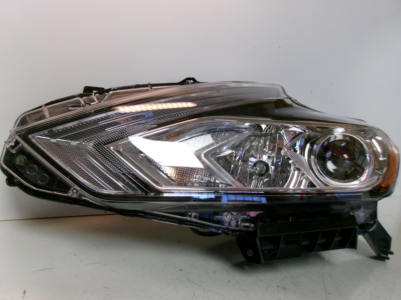 2016 2017 2018 NISSAN ALTIMA DRIVER LH HALOGEN HEADLIGHT WITH CHROME OEM