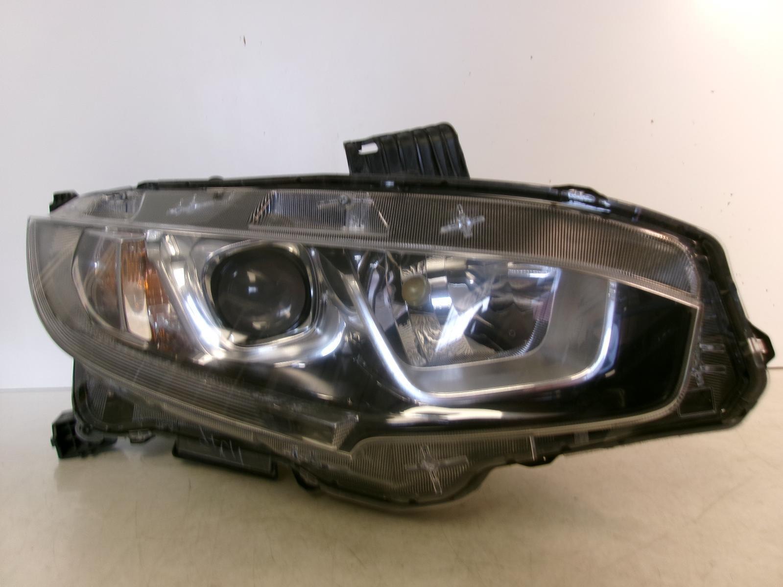 2016 2017 Honda Civic Passenger Rh Halogen Headlight OEM