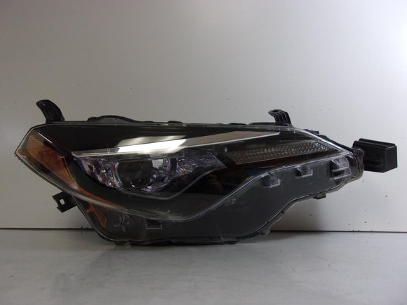 2017 2018 2019 Toyota Corolla Sedan Passenger Rh Bi-led Headlight OEM