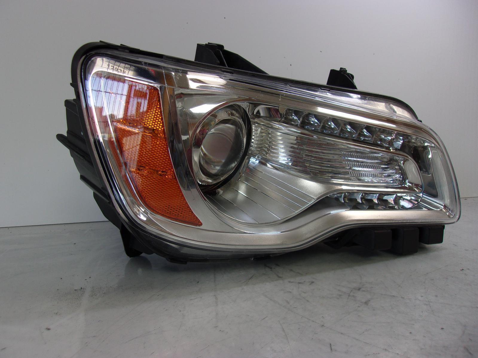 2011 - 2014 Chrysler 300 Passenger Rh Halogen With Chrome Bezel Headlight OEM