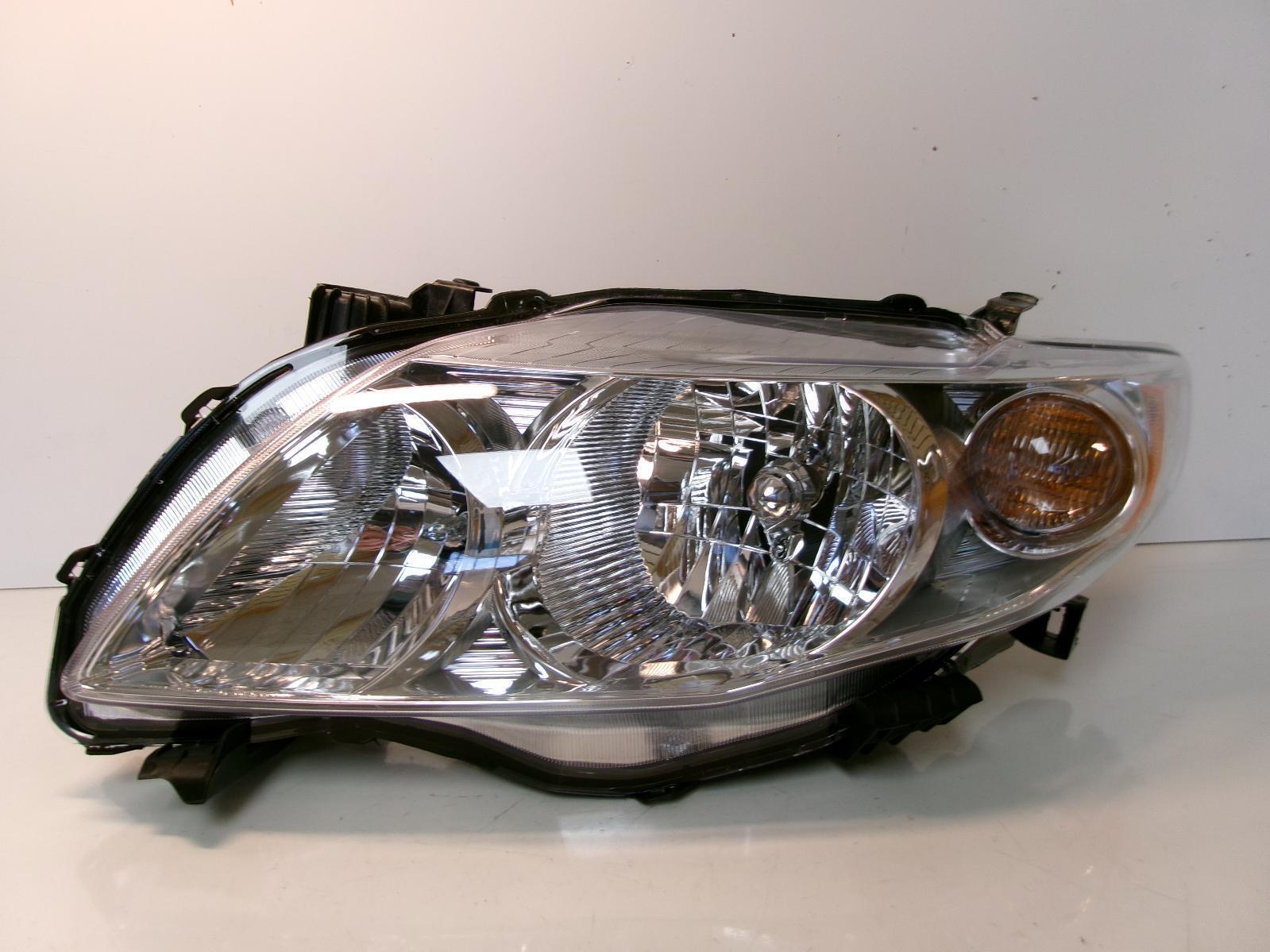 Fits 2009 2010 Toyota Corolla Driver Lh Halogen Headlight - CAPA