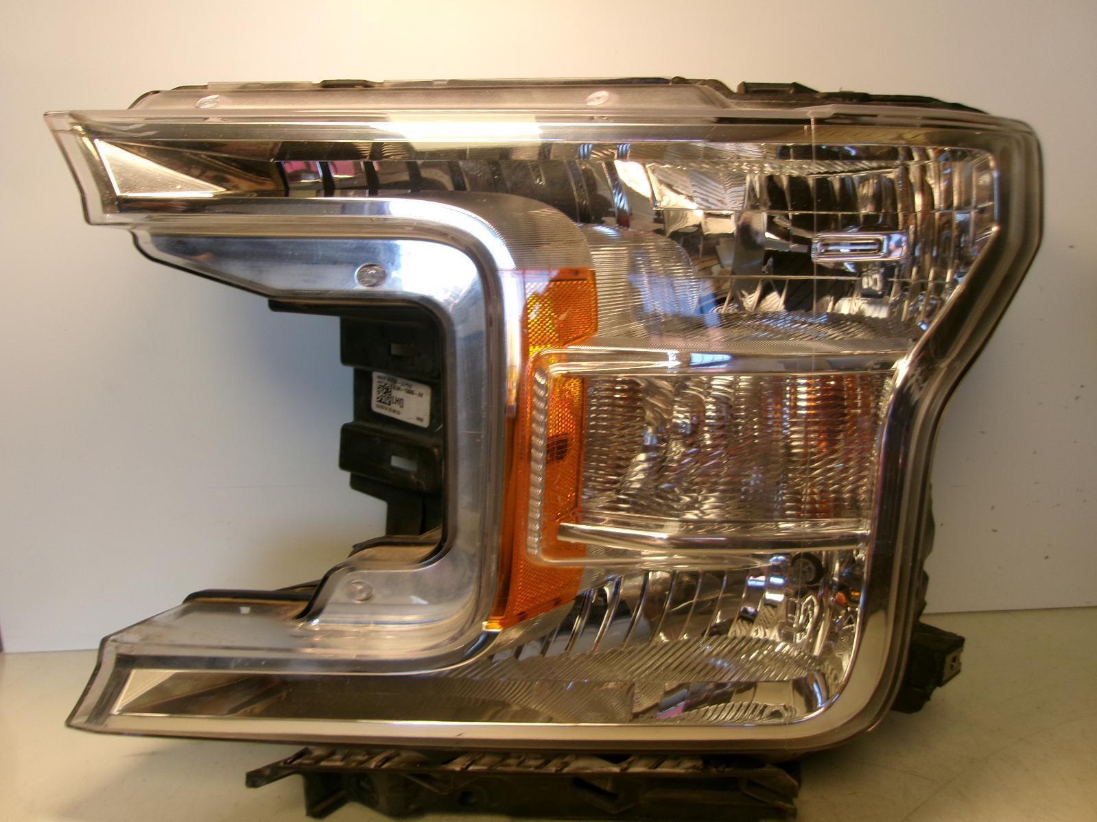 2018 2019 2020 Ford F150 Pickup Driver Lh Halogen Chrome Headlight OEM