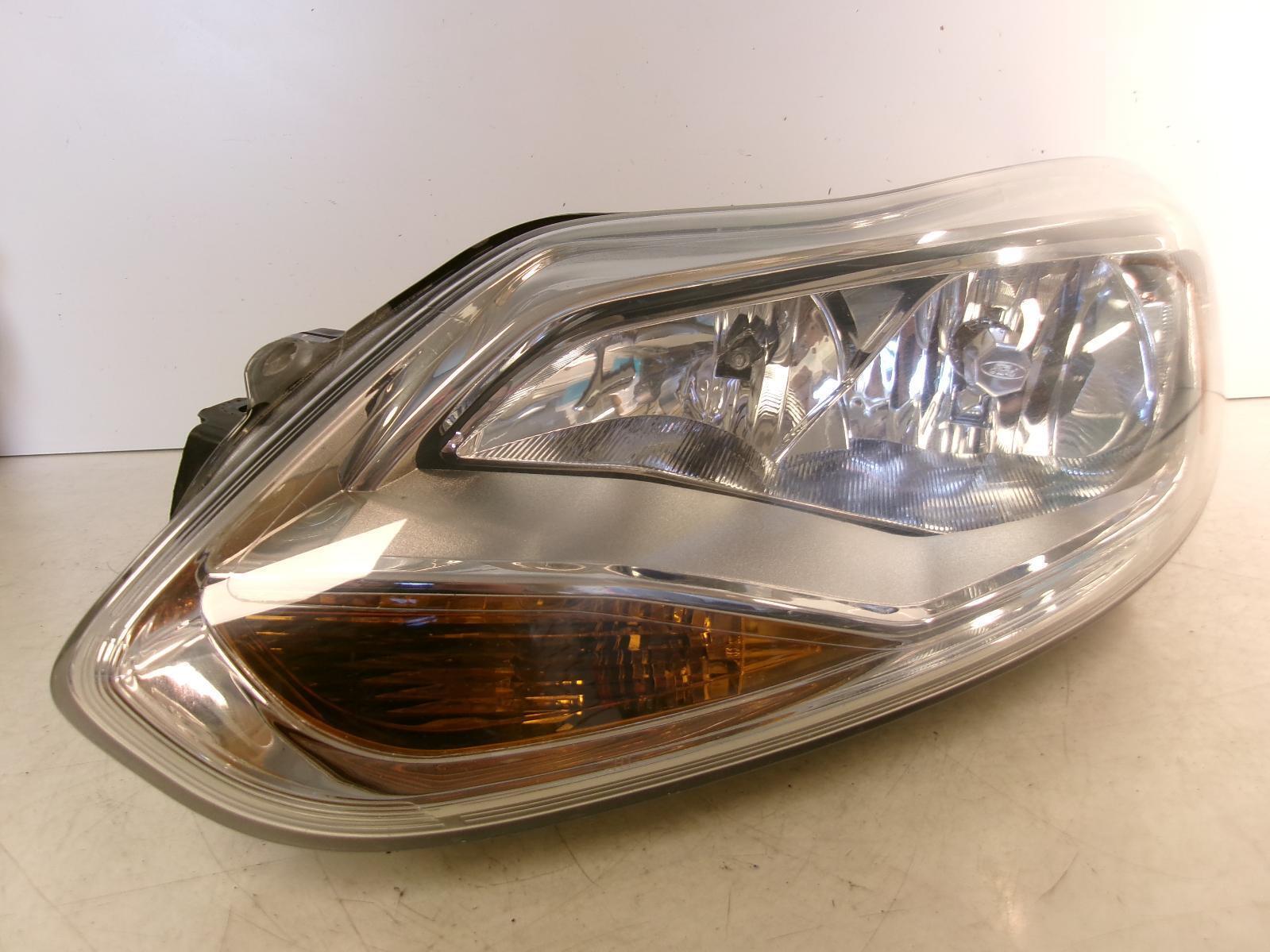 2013 2014 Ford Focus Driver Lh Halogen Chrome Headlight OEM - 0