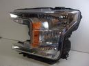 2018 2019 2020 Ford F150 Driver Lh Halogen Headlight W/ Bright Chrome Trim OEM-2