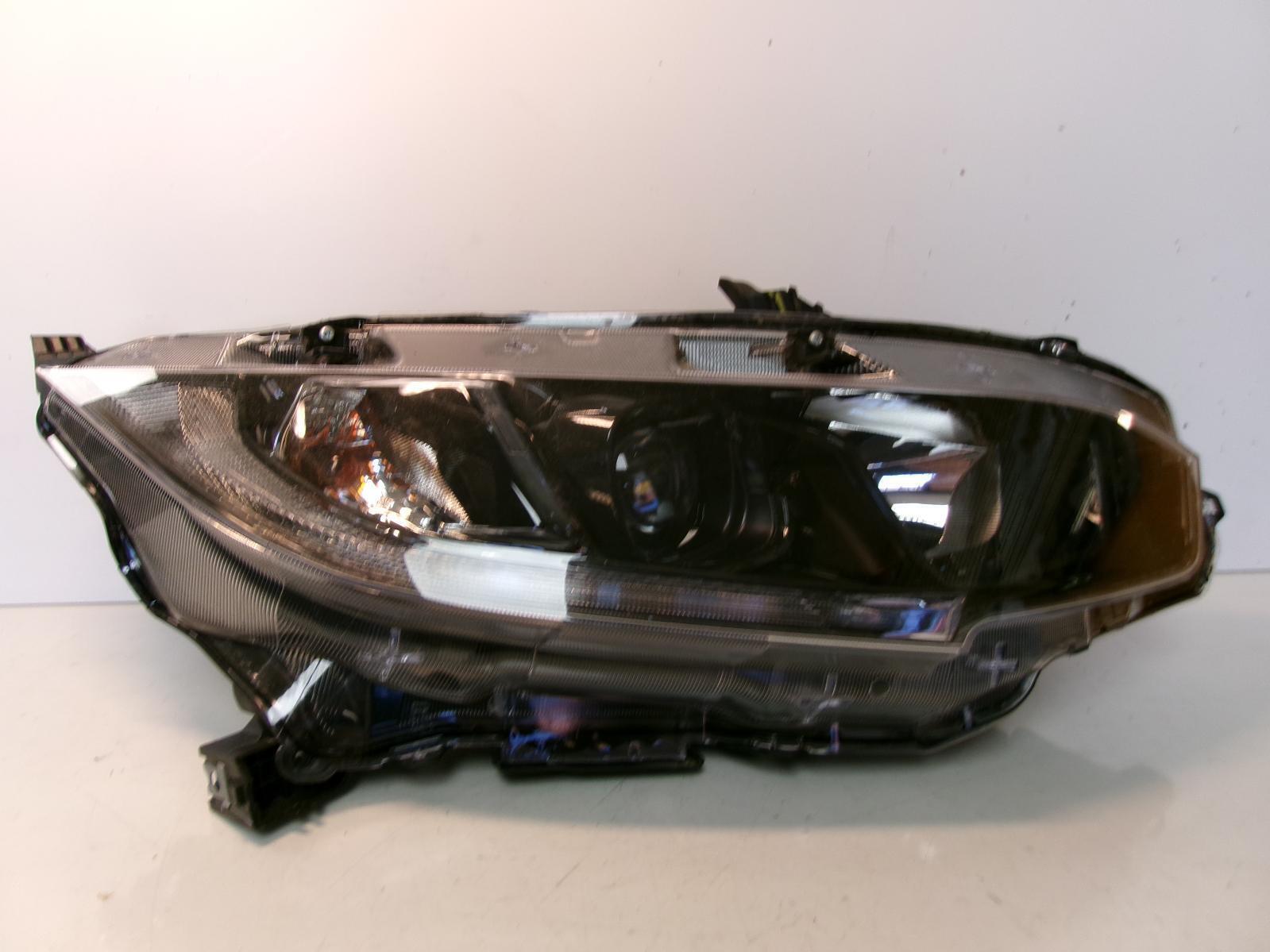 2016 Honda Civic Passenger Rh Halogen Black Headlight OEM