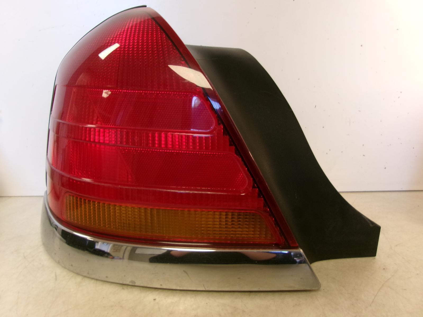 2001 2002 2003 Ford Crown Victoria Driver Lh Outer Chrome Trim Tail Light OEM - 0