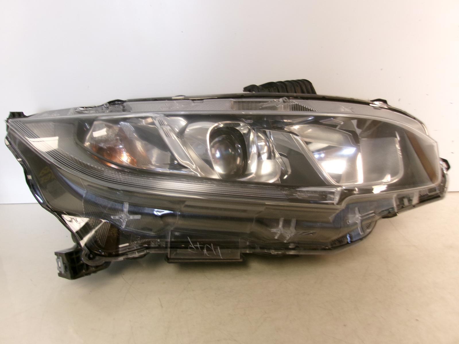 2016 2017 Honda Civic Passenger Rh Halogen Headlight OEM