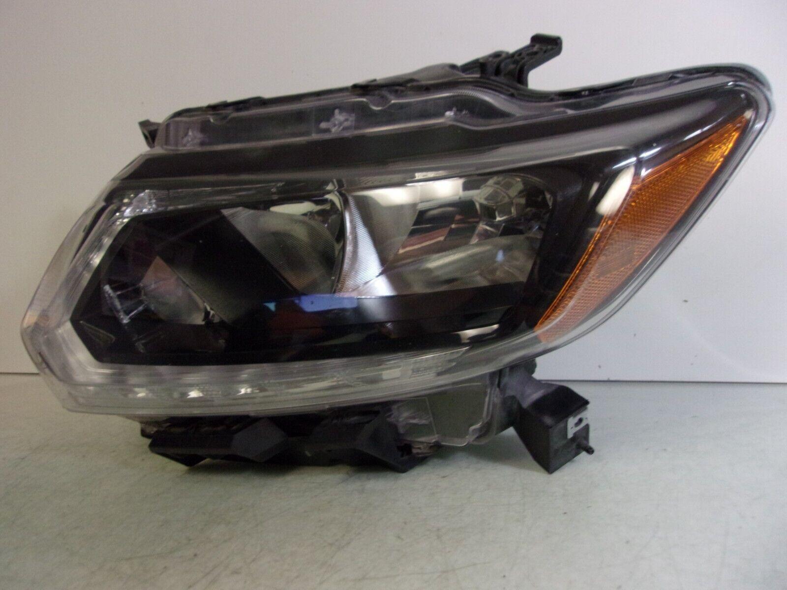 2014 2015 2016 Nissan Rogue Driver Lh Halogen Headlight With LED DRL OEM