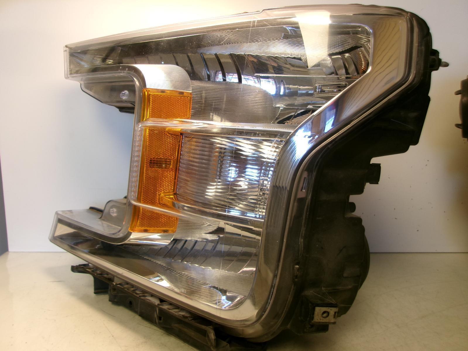 2018 2019 2020 Ford F150 Pickup Driver Lh Halogen Chrome Headlight OEM