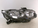2018 Honda Civic Passenger Rh Halogen Headlight W/ Led Drl Oem-1