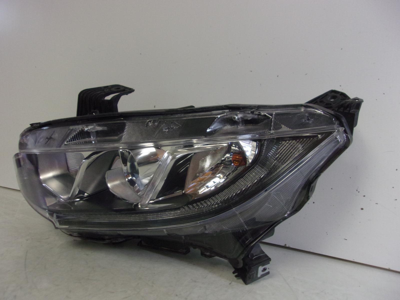 2016 2017 2018 2019 2020 HONDA CIVIC DRIVER LH HALOGEN HEADLIGHT OEM - 0