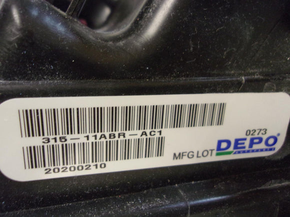 Fits 2016 2017 2018 Nissan Altima Sedan Passenger RH Halogen Headlight - CAPA