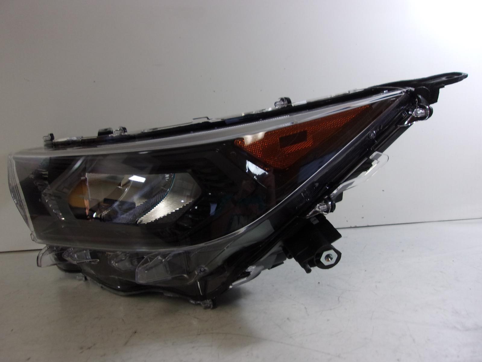 Fits 2019 - 2023 Toyota Rav4 Driver Lh Led Reflector Headlight W/ Black Trim