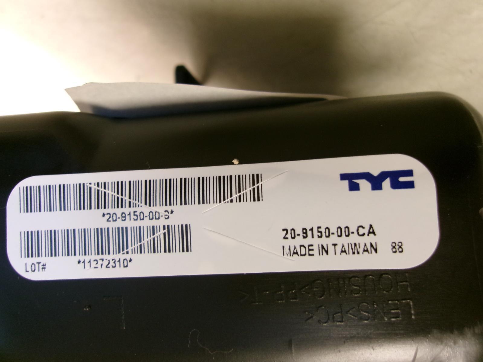 Fits 2013 Hyundai Sonata Driver Lh Halogen Headlight by TYC