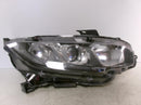 2018 Honda Civic Passenger Rh Halogen Headlight W/ Led Drl Oem-10