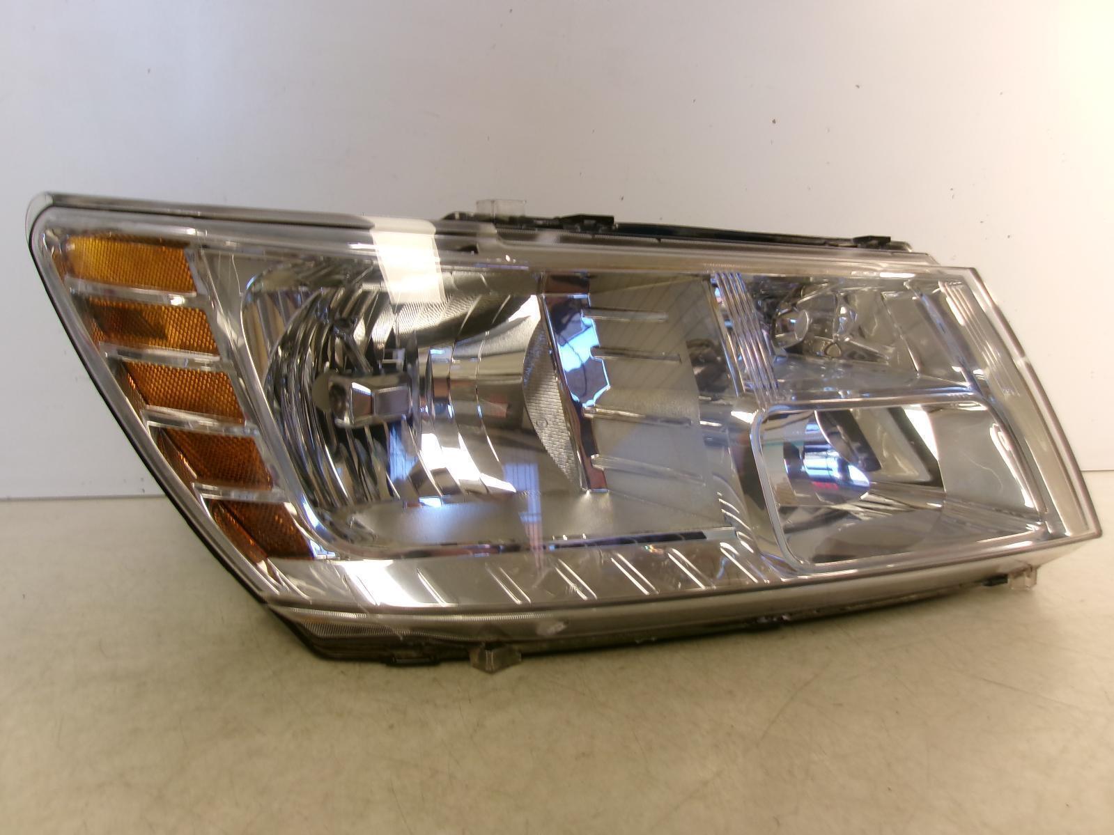 2009 - 2020 Dodge Journey Passenger Rh Halogen Chrome Headlight OEM