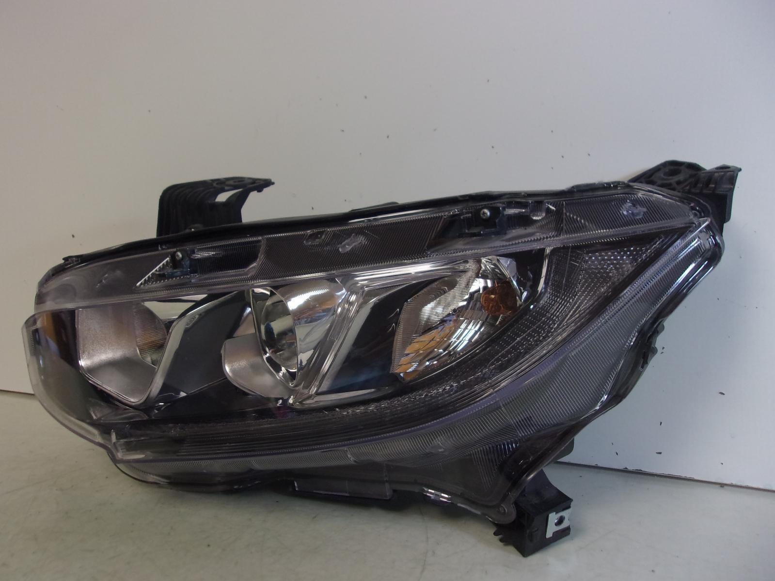 Fits 2016 2017 2018 Honda Civic Driver LH Halogen Headlight by Eagle Eyes