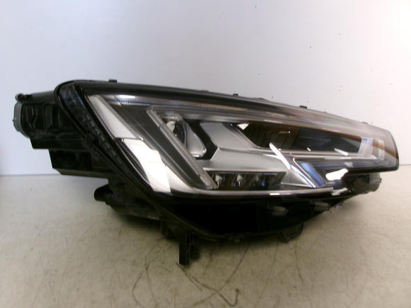 2017 Audi A4 Passenger RH Led Headlight OEM