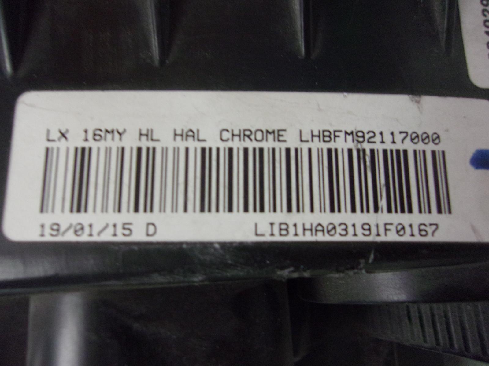 2015 - 2021 Chrysler 300 Driver Lh Bi-halogen Headlight OEM