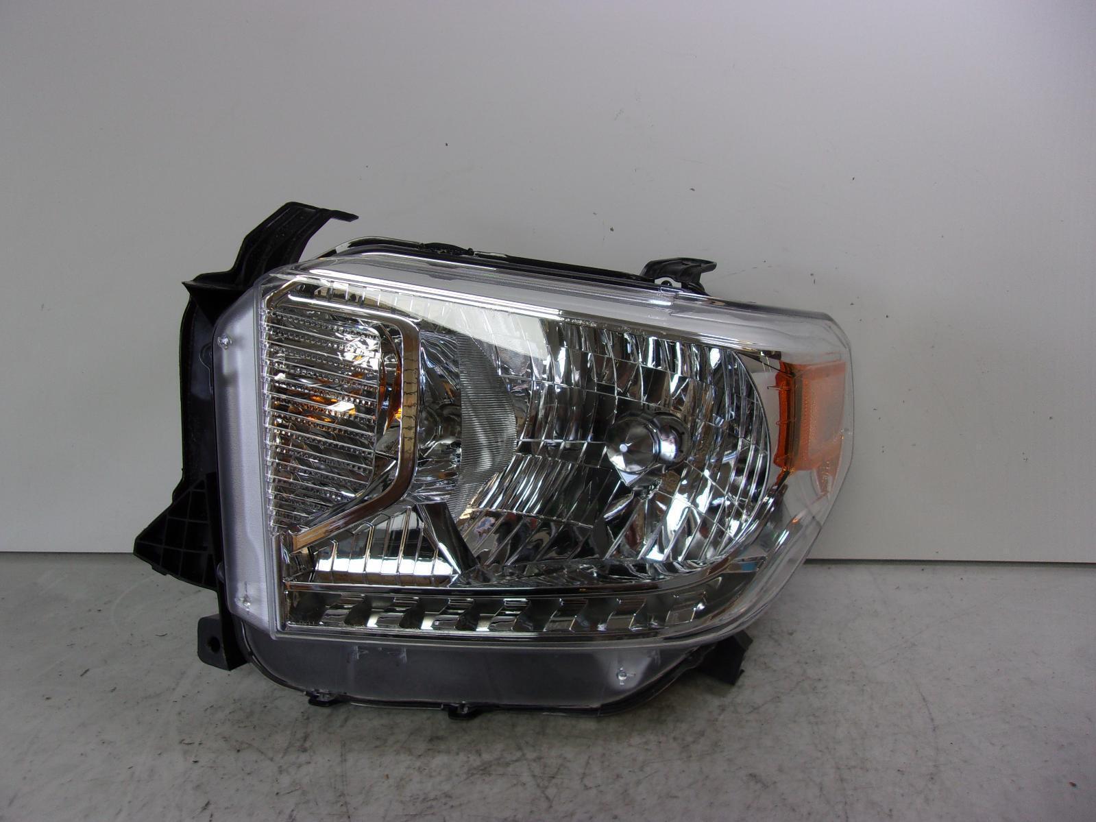 Fits 2014 2015 2016 2017 Toyota Tundra Driver LH Headlight by TYC - CAPA