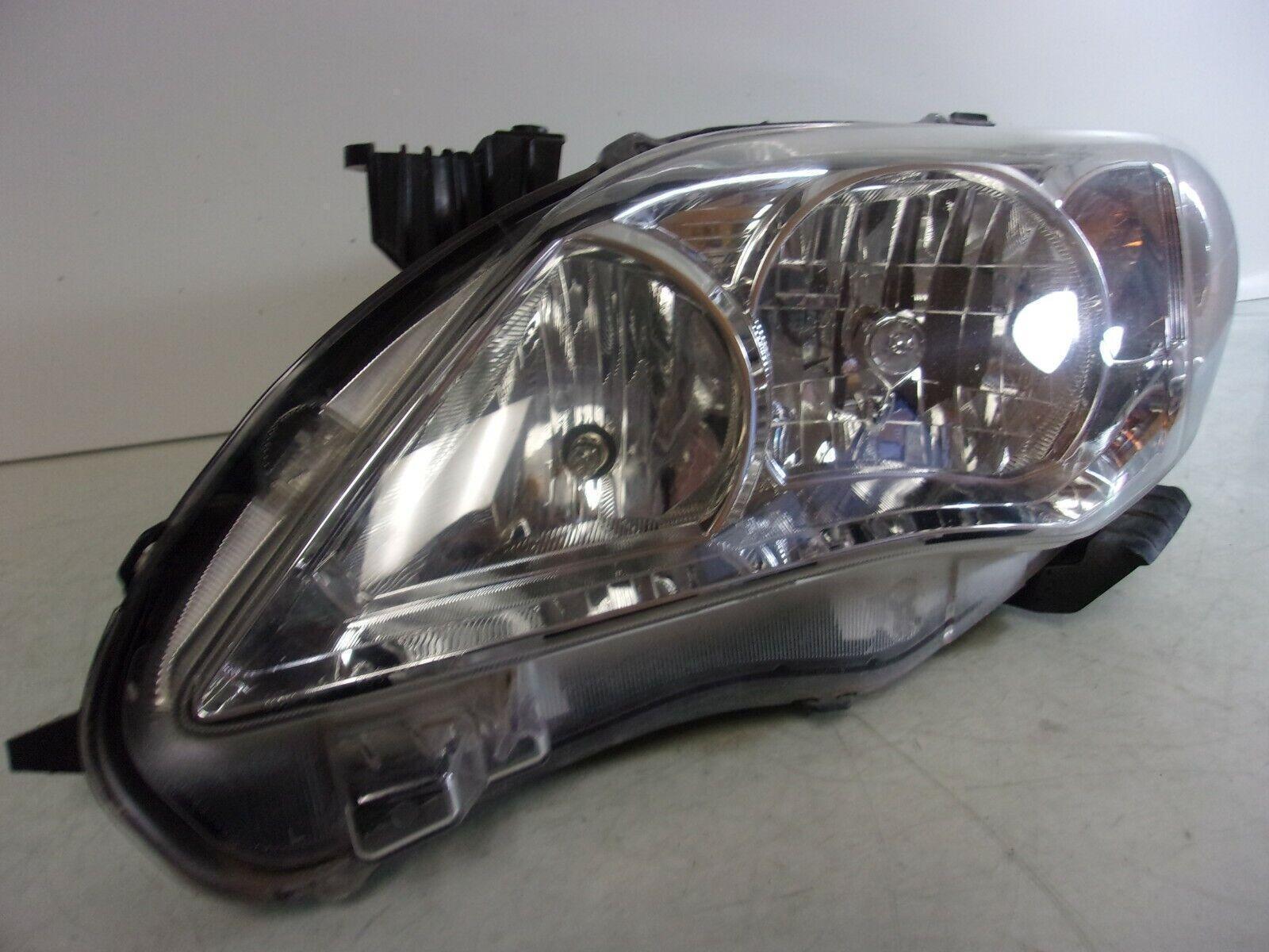 2011 2012 2013 Toyota Corolla Driver Lh Halogen Headlight W/o Black Trim OEM - 0