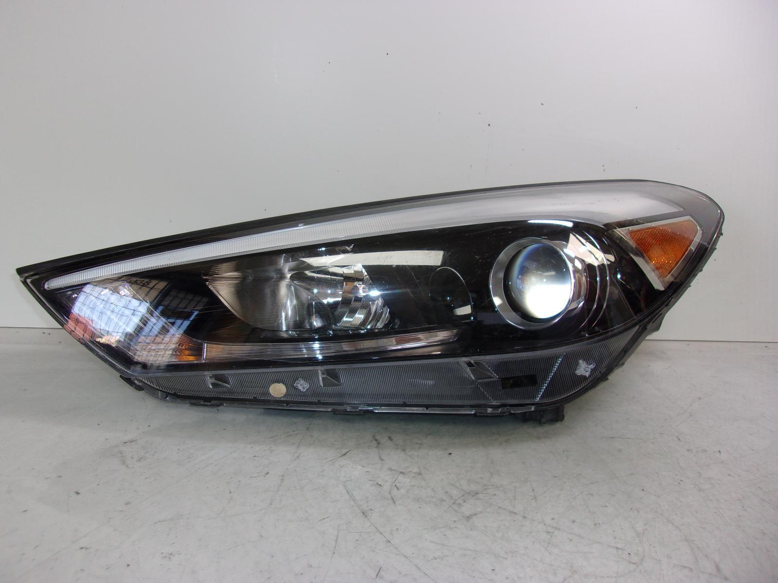 2016 2017 2018 Hyundai Tucson Driver Lh Halogen Headlight W/ LED Accent OEM