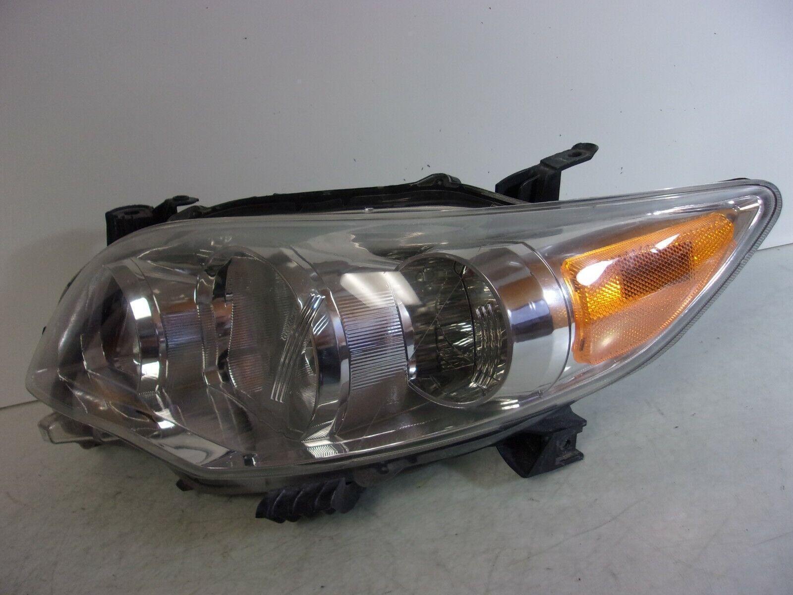 2011 2012 2013 Toyota Corolla Driver Lh Halogen Headlight W/o Black Trim OEM