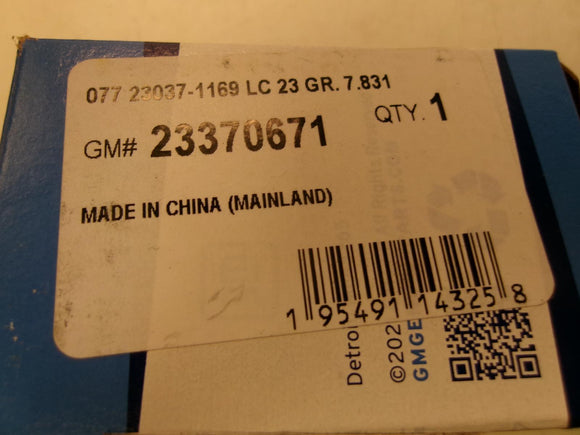 2016 - 2023 Chevrolet Gmc Buick Parking Sensor Part# 23370671