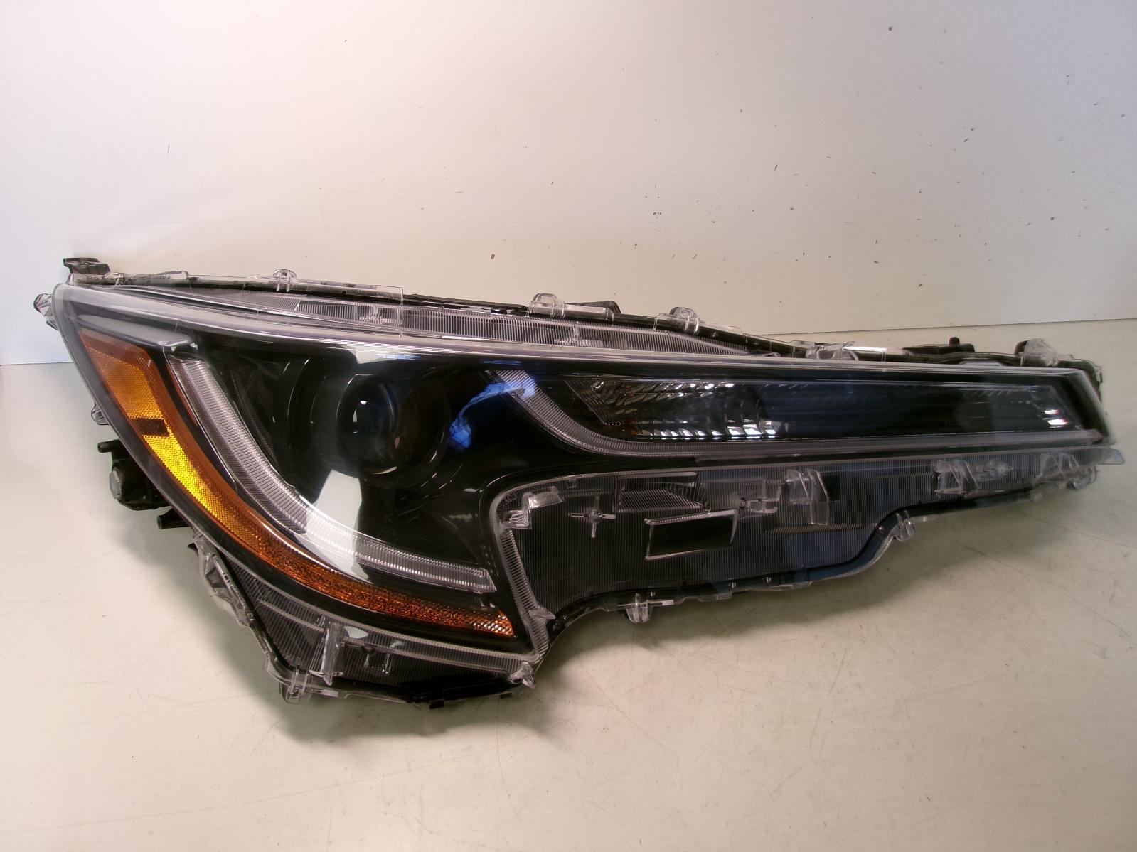 Fits 2020 2021 2022 Toyota Corolla Sedan Passenger Rh LED Single Beam Headlight