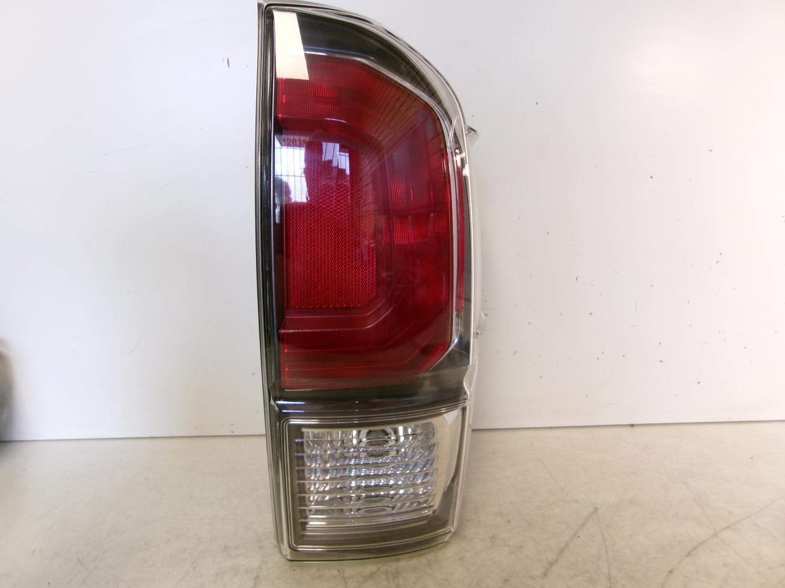 2016 2017 2018 2019 Toyota Tacoma Passenger RH Outer Chrome Trim Tail Light OEM - 0