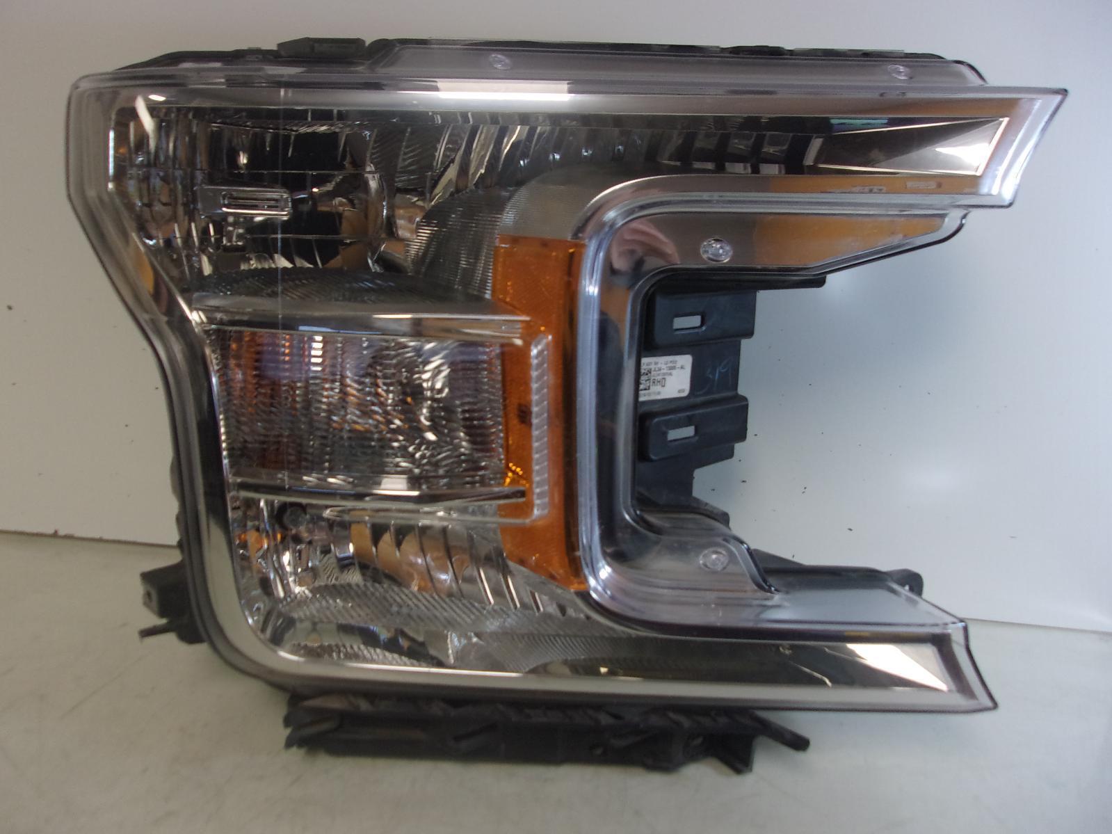 2018 2019 2020 Ford F150 Passenger RH Halogen Headlight w/chrome Trim OEM