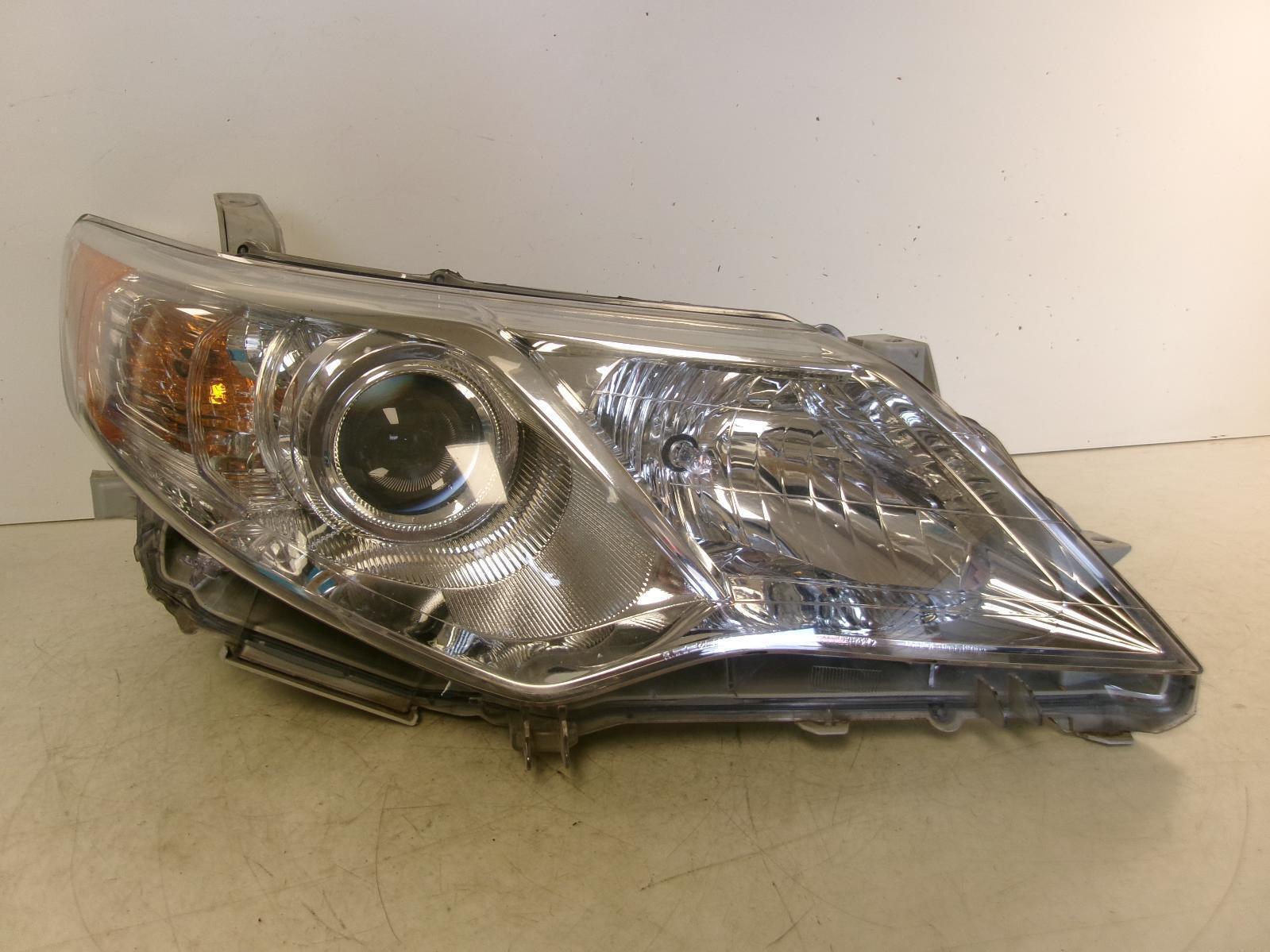 Fits 2012 2013 2014 Toyota Camry Passenger Rh Halogen Chrome Headlight - TYC